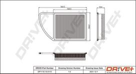 Dr!ve+ Oro filtras Air cleaner DP1110.10.0172