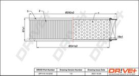 Dr!ve+ Oro filtras Air cleaner DP1110.10.0232