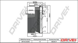 Dr!ve+ Oro filtras Air cleaner DP1110.10.0276