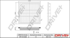 Dr!ve+ Oro filtras Air cleaner DP1110.10.0436