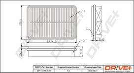 Dr!ve+ Oro filtras Air cleaner DP1110.10.0578