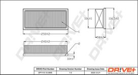 Dr!ve+ Oro filtras Air cleaner DP1110.10.0695