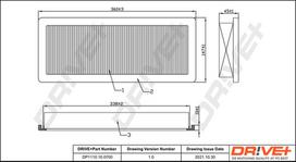 Dr!ve+ Oro filtras Air cleaner DP1110.10.0700