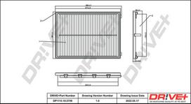 Dr!ve+ Oro filtras Air cleaner DP1110.10.0709