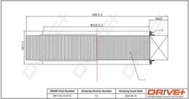 Dr!ve+ Oro filtras Air cleaner DP1110.10.0713