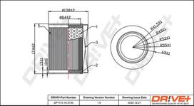 Dr!ve+ Oro filtras Air cleaner DP1110.10.0730