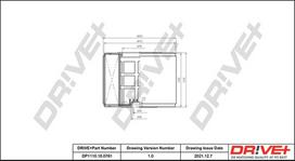 Dr!ve+ Oro filtras Air cleaner DP1110.10.0761