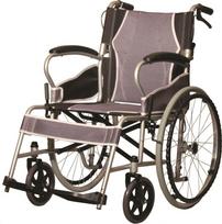 Lightweight steel Wheelchair with brakes AT52301 | WIBAN1WOI0004 | 5901571466040