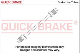 QUICK BRAKE Stabdžių žarnelės brake lines CU-0460D-DL