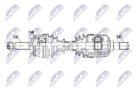 NTY Pusašis CV shaft NPW-HY-655