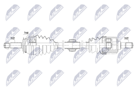 NTY Pusašis CV shaft NPW-HY-675