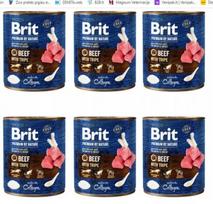 Brit Premium by Nature su jautiena 6 x 800 g