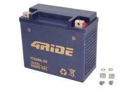 4 RIDE Akumuliatorius Starter Battery 4 RIDE YTX20HL-BS 4RIDE GEL YTX20HL-BS 4RIDE GEL