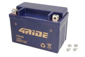4 RIDE Akumuliatorius Starter Battery 4 RIDE YTX9-BS 4RIDE GEL YTX9-BS 4RIDE GEL
