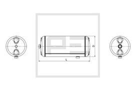 PETERS Oro talpykla, suspausto oro sistema Air Tank, compressed-air system PETERS 126.240-80A 126.240-80A