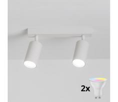 Brilagi - LED RGBW dimeriuojamas taškinis šviestuvas SELE 2xGU10/4,8W/230V baltas