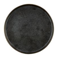 Porcelianinė pietų lėkštė AURORA Urbano, juodos sp., 27 cm