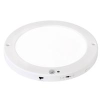 Paviršinė LED panelė HOROZ MARTHA, 18 W CCT 3000/4000/6500 K 1530 lm su davikliu baltos sp ø22x3,2cm