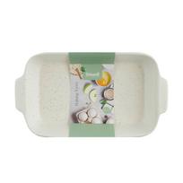Keraminė kepimo forma UNIWELL, baltos/rudos sp.,15 x 26,5 cm