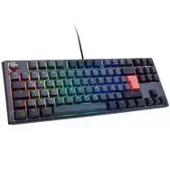 Ducky One 3 Cosmic Blue TKL žaidimų klaviatūra, RGB LED – MX-Ergo-Clear
