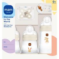 MAM Welcome to the World 0m+ dovanų rinkinys kūdikiams Beige 1 vnt.