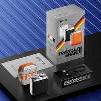 Barzdaskutė MZXZ021 Metz Traveller Shaver, Oranžinis.
