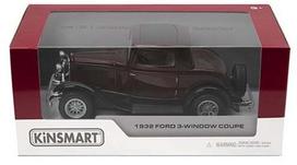 Žaislinis automobilis Kinsmart 1932 Ford 3-Window Coupe KT5332, 1:34, (spalva/dizainas parenkami atsitiktine tvarka)