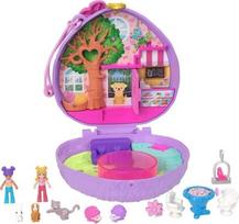 Figūrėlių rinkinys Mattel Polly Pocket Hedgehog Coffee Shop HRD37, įvairių spalvų