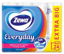 Tualetinis popierius Zewa Everyday, 3 sl, 24 vnt.