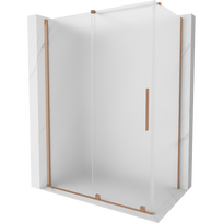 Mexen Velar stumdomasis dušo kabinas 150 x 90 cm, matinė, šlifuotas varis - 871-150-090-31-65