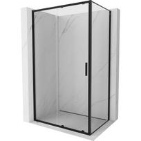 Mexen Exo stumdomoji dušo kabina 140 x 90 cm, skaidri, juoda - 8151-140-090-70-00