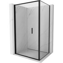 Mexen Exo sulankstomas dušo kabinas 100 x 90 cm, permatomas, juodas - 816-100-090-70-00