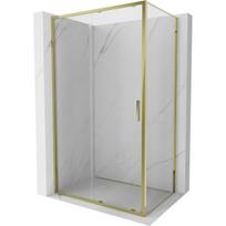 Mexen Exo 90 x 70 cm stumdomas dušo kabina, skaidri, auksinė - 8151-090-070-50-00