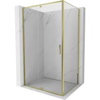 Mexen Exo vonia kabina varstoma 95 x 90 cm, permatomas, auksinė - 819-095-090-50-00