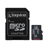 Kingston | UHS-I | 64GB | microSDHC/SDXC Industrial Card | Flash memory class Class 10, UHS-I, U3, V30, A1 | SD Adapter
