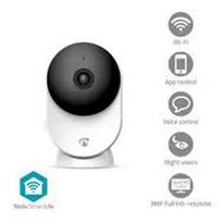 Indoor Camera Nedis Smartlife Wifi, motion sensor, night vision, white
