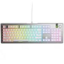 Glorious GMMK 3 Pro 100% Custom Gaming Keyboard - Pre-Built, ANSI (US), Fox Switches, Silver