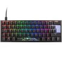 Ducky One 2 Pro Mini Gaming Keyboard, RGB LED - Cherry Silent Red