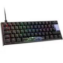 Ducky One 2 Pro Mini Gaming Keyboard, RGB LED - Cherry Silver
