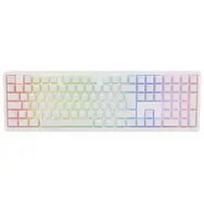 Ducky Zero 6108 Pure White Wireless Gaming Keyboard - MX2A Speed-Silver (US)