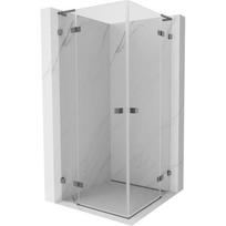 Mexen Lunar L Dviguba dušo kabina 120 x 120 cm, skaidri, ginklų metalo - 834L-120L-120P-95-00