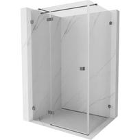 Mexen Lunar T dušas kabina su atveriamomis kairėmis durimis 135 x 80 cm, permatoma, metalinė pilka - 834T-135-080-95-00-L