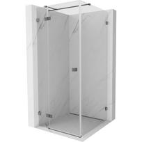 Mexen Lunar T kabinų stiklinės durys, kairės 110 x 110 cm, skaidrus, ginklų metalas - 834T-110-110-95-00-L