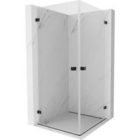Mexen Lunar-B Duo kabina dušo kabina varstoma 90 x 90 cm, skaidri, juoda - 832-090L-090P-70-00