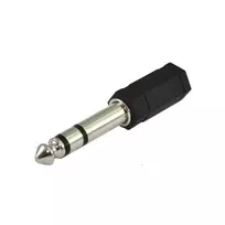 SSQ HA1 SS-1820 Adapteris Jack Stereo 3,5 mm lizdinis - Jack Stereo 6,3 mm kištukinis Juoda