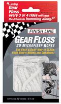 Drivetrain cleaner Finish Line Gear Floss microfiber (20 vnt.)