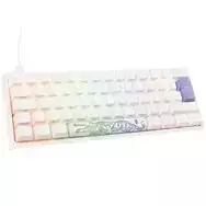 Ducky One 2 Pro Mini White Edition Gaming Keyboard, RGB LED - Cherry Red