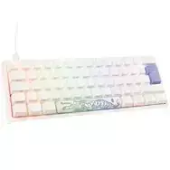 Ducky One 2 Pro Mini White Edition Gaming Keyboard, RGB LED - Cherry Blue