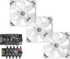 Bitspower Notos RGB PWM Fan, 120mm - White, 3-Pack
