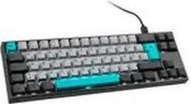 Ducky Miya Pro Moonlight TKL Gaming Keyboard for PC/Mac, MX-Silent-Red, White LED - Dark Grey